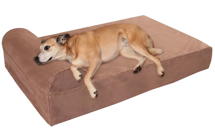 Big Barker 7" Pillow Top Orthopedic Dog bed with Headrest