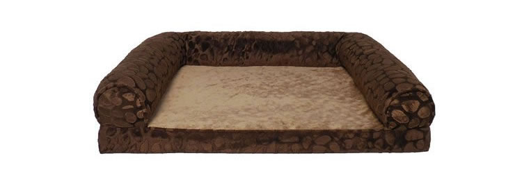 Canine Creations Orthopedic Pebble Embossed Bolster Pet Bed
